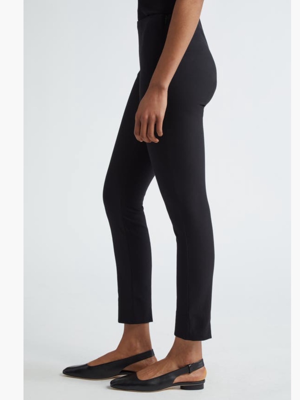 VINCE HIGH RISE STITCH SEAM PONTE LEGGINGS PANTS SIZE XS EUC